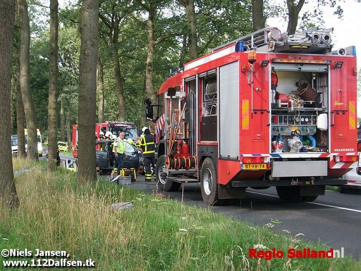 Bestuurder overleden na ongeval in Dalfsen (update) - Foto: Niels Jansen