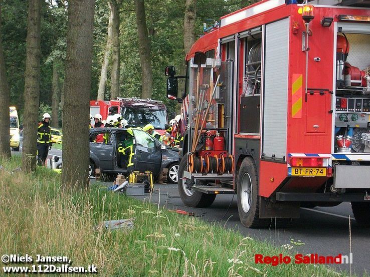 Bestuurder overleden na ongeval in Dalfsen (update) - Foto: Niels Jansen
