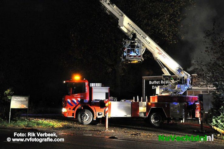 Grote brand bij restaurant Dalmshoeve in Dalmsholte - Foto: Rik Verbeek