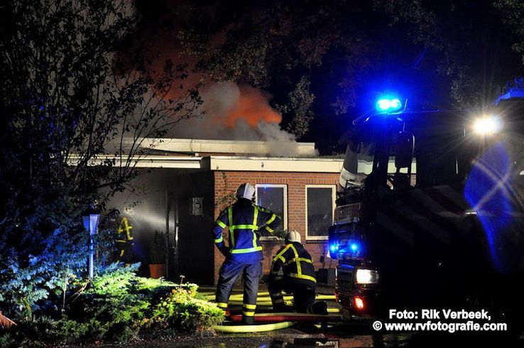 Grote brand bij restaurant Dalmshoeve in Dalmsholte - Foto: Rik Verbeek
