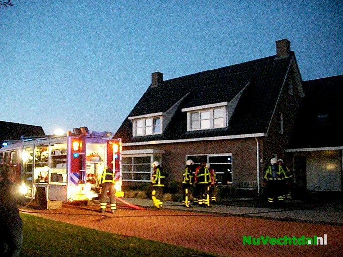 Woningbrand Wevermarke Dalfsen door cv-ketel - Foto: Niels Jansen