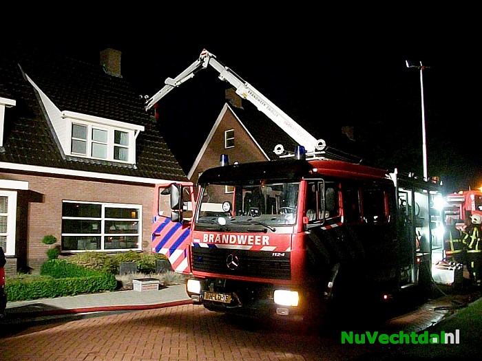 Woningbrand Wevermarke Dalfsen door cv-ketel - Foto: Niels Jansen