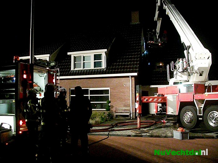 Woningbrand Wevermarke Dalfsen door cv-ketel - Foto: Niels Jansen
