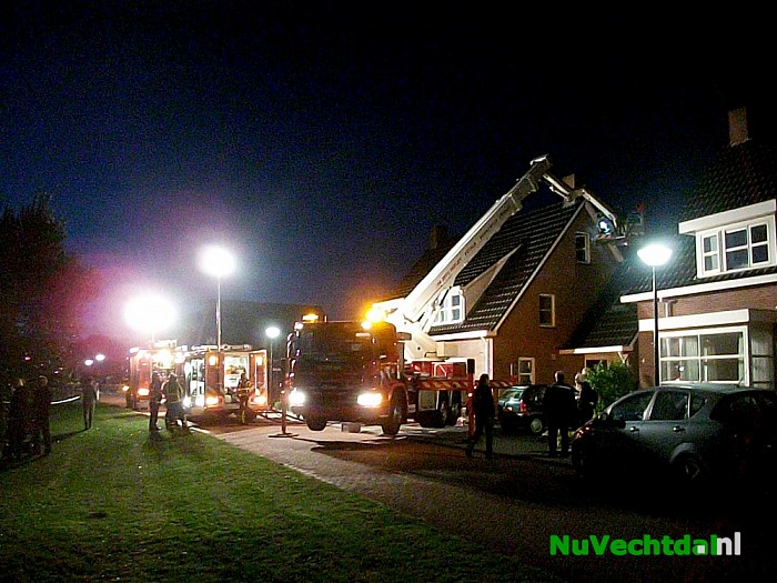 Woningbrand Wevermarke Dalfsen door cv-ketel - Foto: Niels Jansen