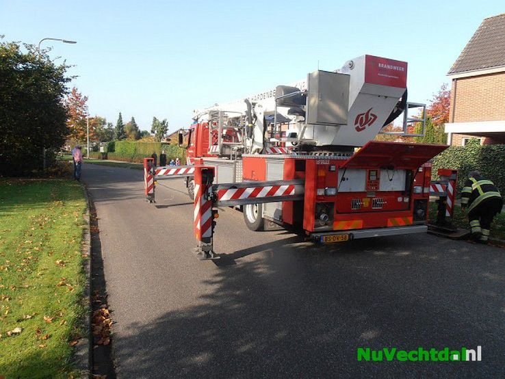 Schoorsteenbrand Putter Ommen snel gedoofd - Foto: Rik Verbeek