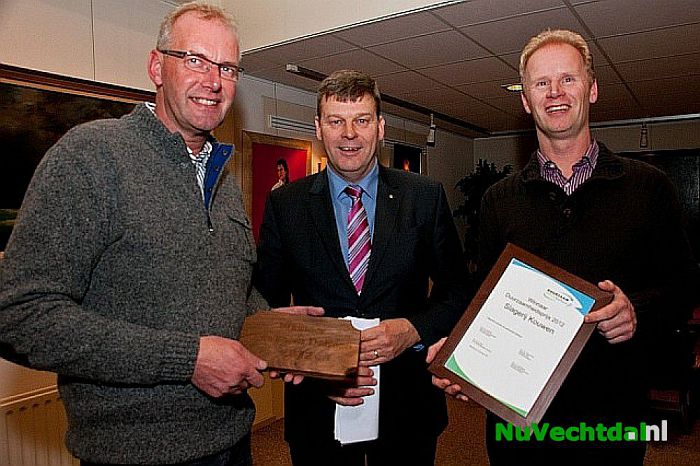 Duurzaamheidsprijs 2012 slagerij Kouwen te Nieuwleusen - Foto: Gemeente Dalfsen