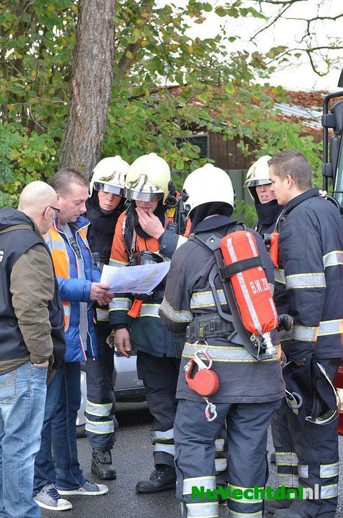 Beelden grote brandweeroefening 3 november Dalfsen - Foto: Johan Bokma