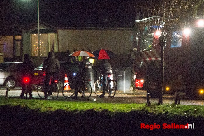 Brand bijgebouw blijkt afvalverbranding Lemelerveld - Foto: Pim Haarsma