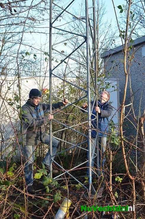 Mast Vechtdal FM verplaatst van Dalfsen naar Oudleusen - Foto: Johan Bokma