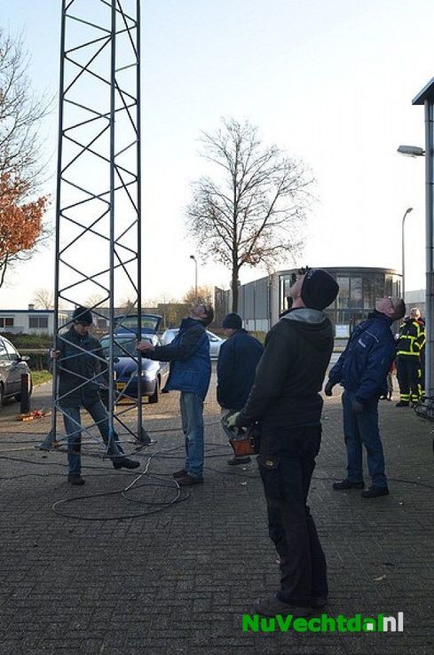 Mast Vechtdal FM verplaatst van Dalfsen naar Oudleusen - Foto: Johan Bokma