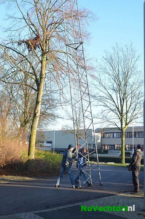 Mast Vechtdal FM verplaatst van Dalfsen naar Oudleusen - Foto: Johan Bokma