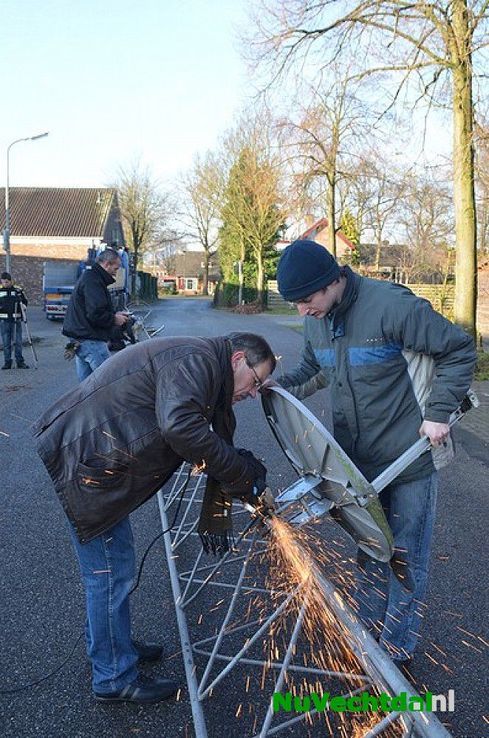 Mast Vechtdal FM verplaatst van Dalfsen naar Oudleusen - Foto: Johan Bokma