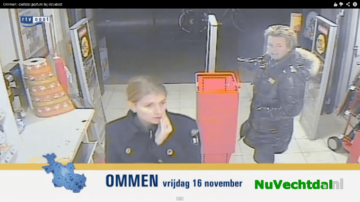 (Video) Twee dames stelen parfum in Dalfsen en Ommen - Foto: Politie Nederland