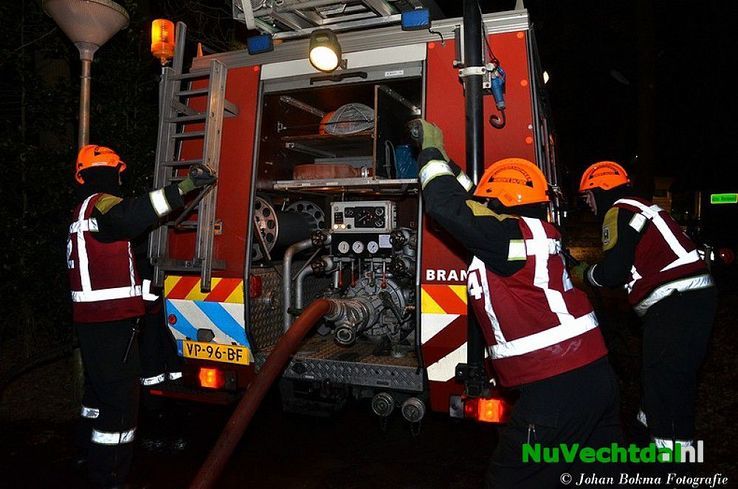 Jeugdbrandweer Dalfsen oefent bij Scouting Dalfsen - Foto: Johan Bokma