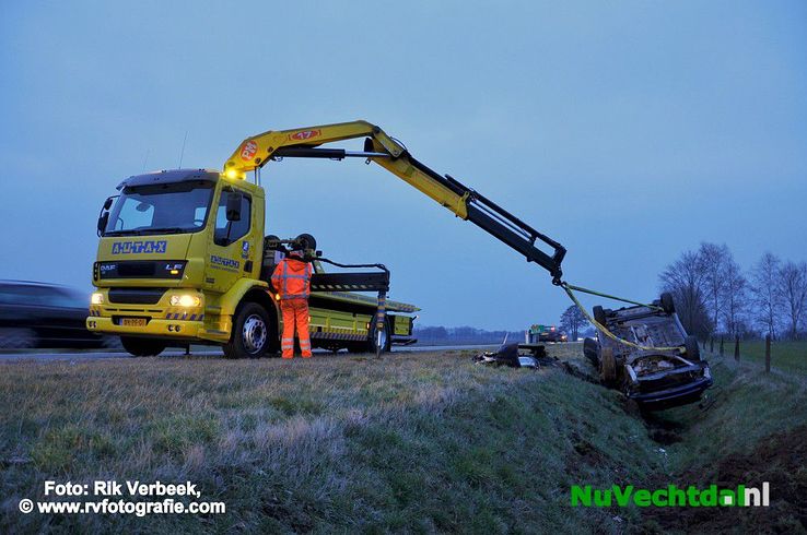 Ongeval met letsel op de N34 ter hoogte van Hardenberg - Foto: Rik Verbeek