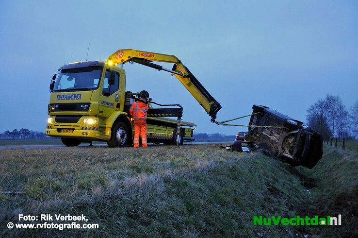 Ongeval met letsel op de N34 ter hoogte van Hardenberg - Foto: Rik Verbeek