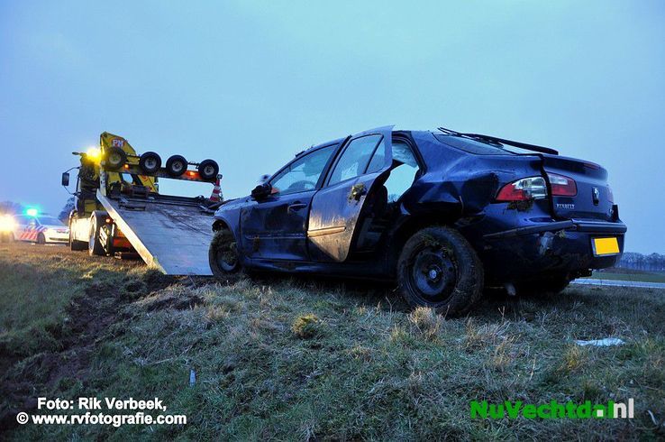 Ongeval met letsel op de N34 ter hoogte van Hardenberg - Foto: Rik Verbeek