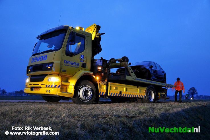Ongeval met letsel op de N34 ter hoogte van Hardenberg - Foto: Rik Verbeek
