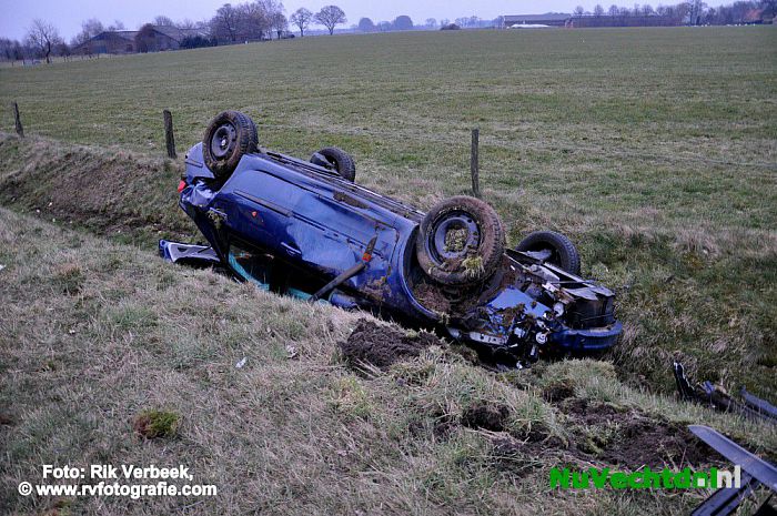 Ongeval met letsel op de N34 ter hoogte van Hardenberg - Foto: Rik Verbeek