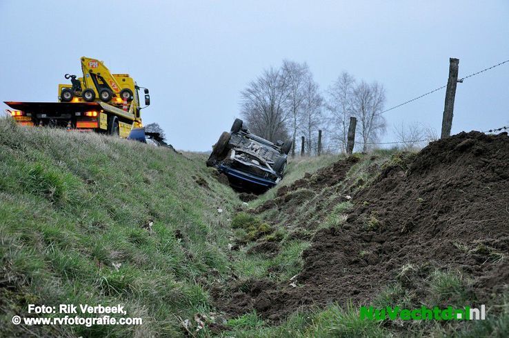 Ongeval met letsel op de N34 ter hoogte van Hardenberg - Foto: Rik Verbeek