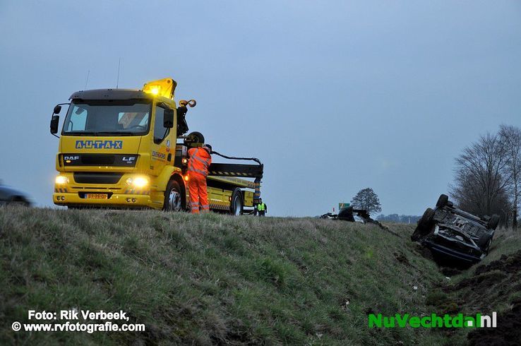 Ongeval met letsel op de N34 ter hoogte van Hardenberg - Foto: Rik Verbeek