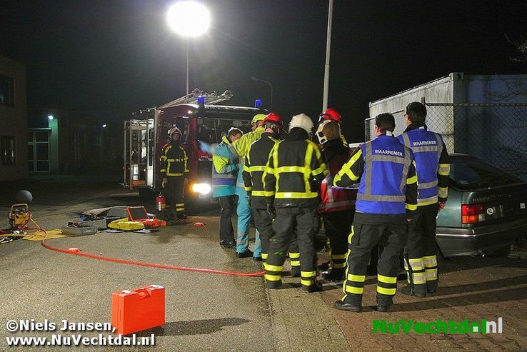Drie ongevallen op industrieterrein in Dalfsen (oefening) - Foto: Niels Jansen