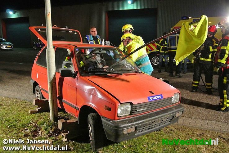 Drie ongevallen op industrieterrein in Dalfsen (oefening) - Foto: Niels Jansen