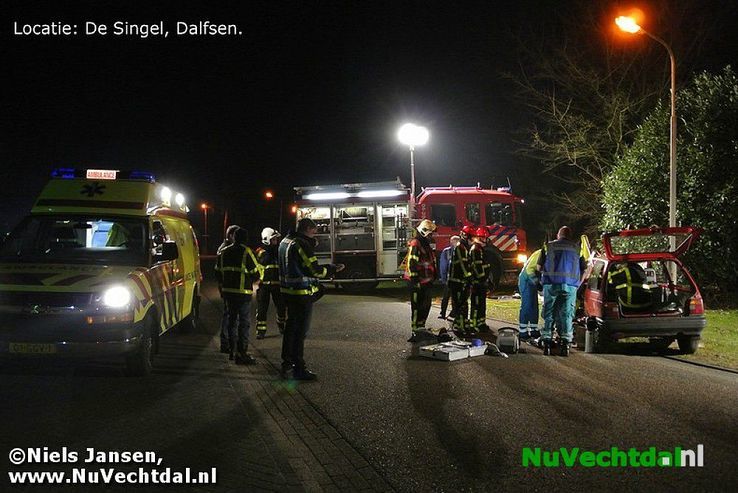 Drie ongevallen op industrieterrein in Dalfsen (oefening) - Foto: Niels Jansen