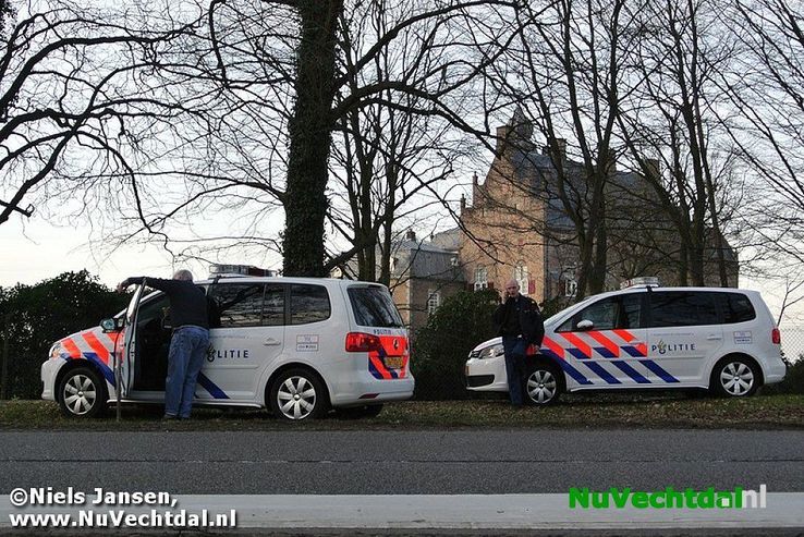Ongeval tussen fietser en personenauto kasteel Dalfsen - Foto: Niels Jansen