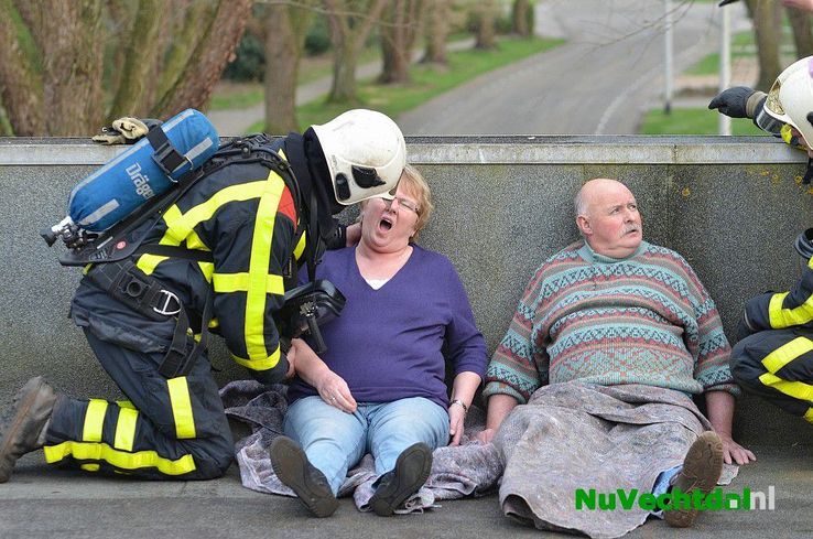 Beelden brandweeroefening Hulstkampen Nieuwleusen - Foto: Johan Bokma