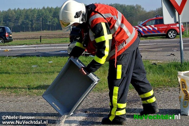 VIDEO: Zwaar ongeval op oversteek Hessenweg Dalfsen - Foto: Niels Jansen
