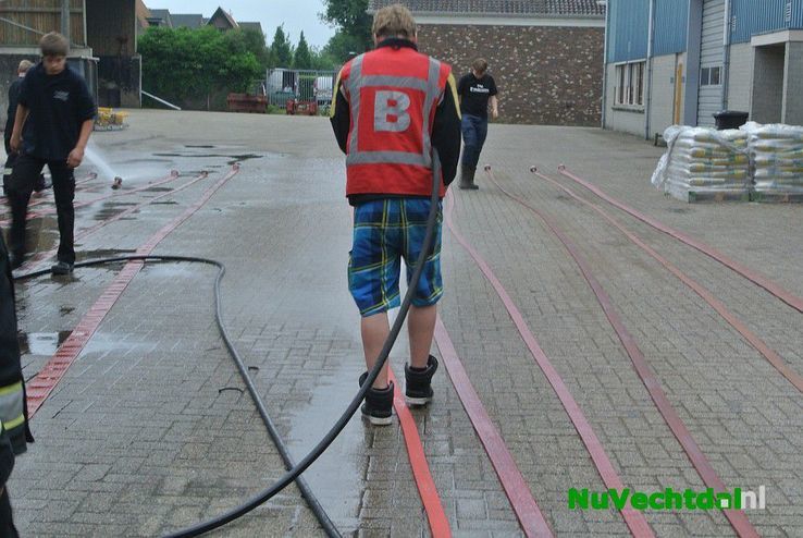 Jeugdbrandweer bereidt zich voor op halve finale - Foto: Niels Jansen