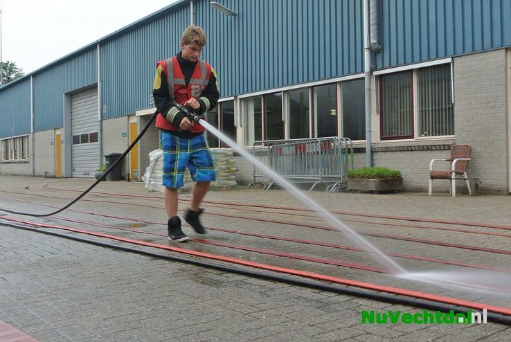 Jeugdbrandweer bereidt zich voor op halve finale - Foto: Niels Jansen
