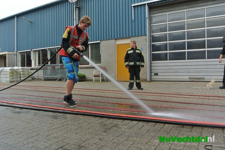 Jeugdbrandweer bereidt zich voor op halve finale - Foto: Niels Jansen