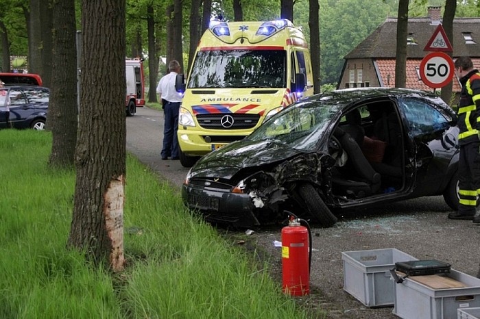 Ongeval letsel Dalmsholterweg Diezerstraat Dalfsen - Foto: Salland Centraal