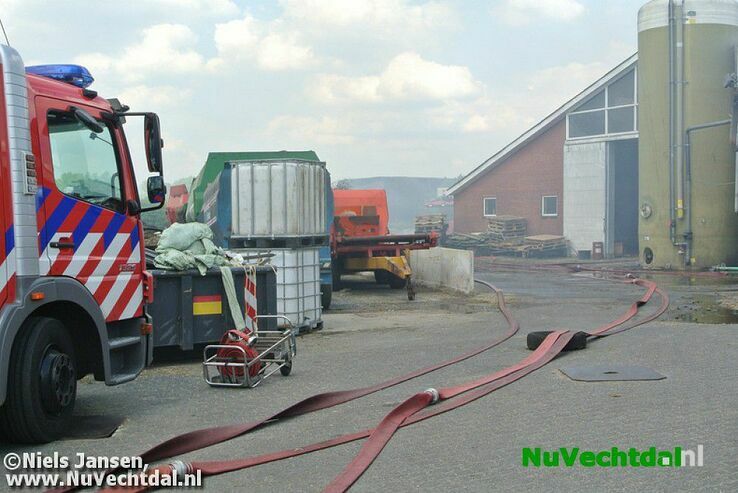 VIDEO Grote brand bij boerderij Muldersstraat Dalfsen - Foto: Niels Jansen