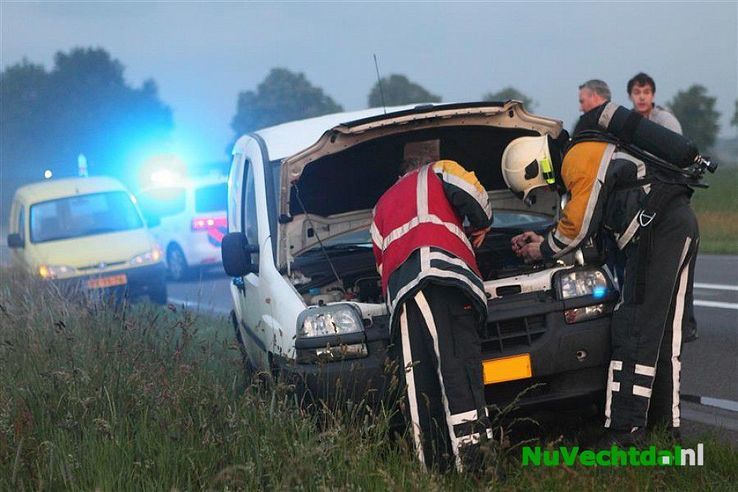 Autobrand N348 Deventerweg bij Dalmsholte - Foto: Martin Zwakenberg