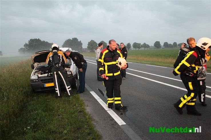 Autobrand N348 Deventerweg bij Dalmsholte - Foto: Martin Zwakenberg