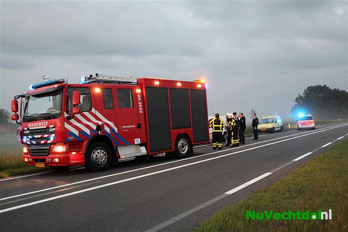 Autobrand N348 Deventerweg bij Dalmsholte - Foto: Martin Zwakenberg