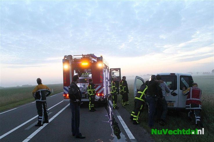 Autobrand N348 Deventerweg bij Dalmsholte - Foto: Martin Zwakenberg
