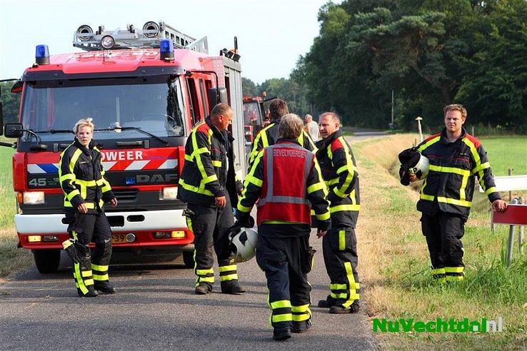 Lichtgewonde bij éénzijdig ongeval Venneweg Dalfsen - Foto: Martin Zwakenberg