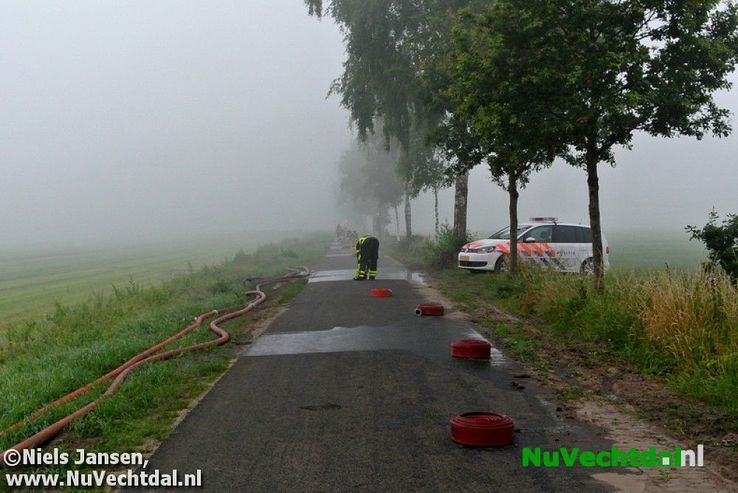 [Video] Woning uitgebrand aan de Meenteweg Dalfsen - Foto: Niels Jansen