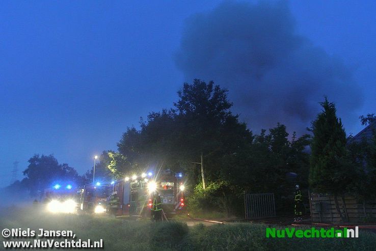 [Video] Woning uitgebrand aan de Meenteweg Dalfsen - Foto: Niels Jansen