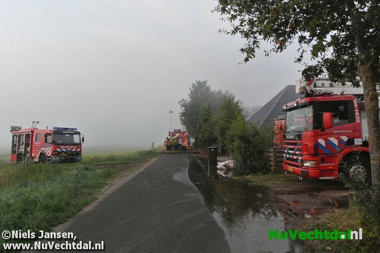 [Video] Woning uitgebrand aan de Meenteweg Dalfsen - Foto: Niels Jansen