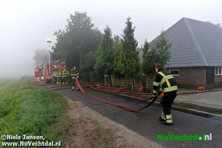 [Video] Woning uitgebrand aan de Meenteweg Dalfsen - Foto: Niels Jansen