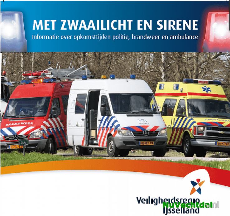 Opkomsttijden van politie, brandweer en ambulancedienst - Foto: Niels Jansen
