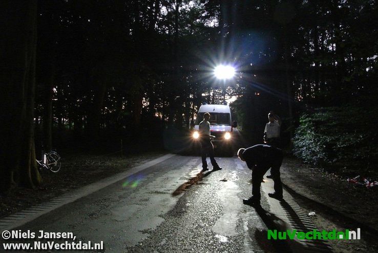Ongeval fietser en voetganger Ruitenborghweg Dalfsen - Foto: Niels Jansen