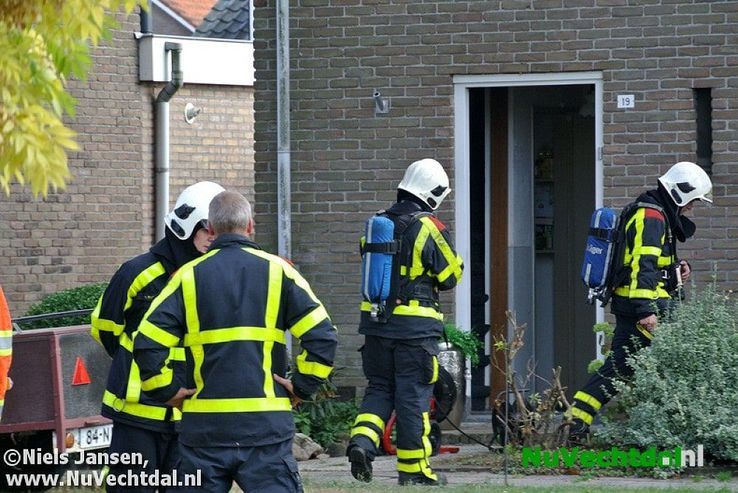Explosiegevaar na gaslek woning Nieuwe Uitleg Dalfsen - Foto: Niels Jansen