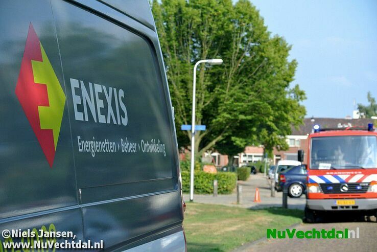Explosiegevaar na gaslek woning Nieuwe Uitleg Dalfsen - Foto: Niels Jansen