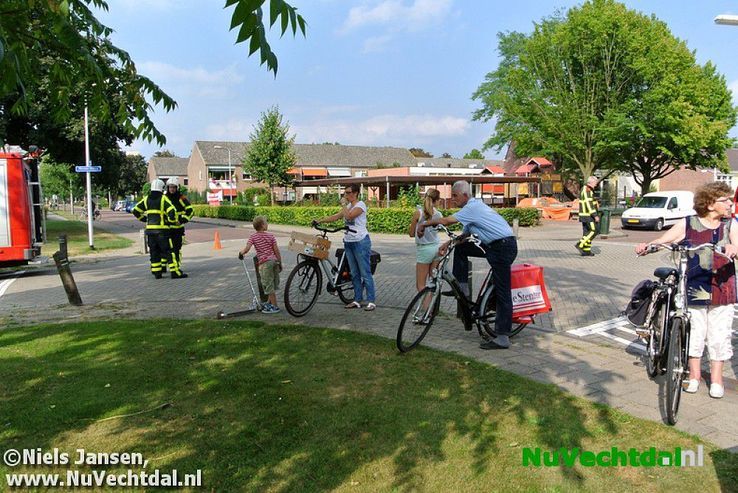 Explosiegevaar na gaslek woning Nieuwe Uitleg Dalfsen - Foto: Niels Jansen